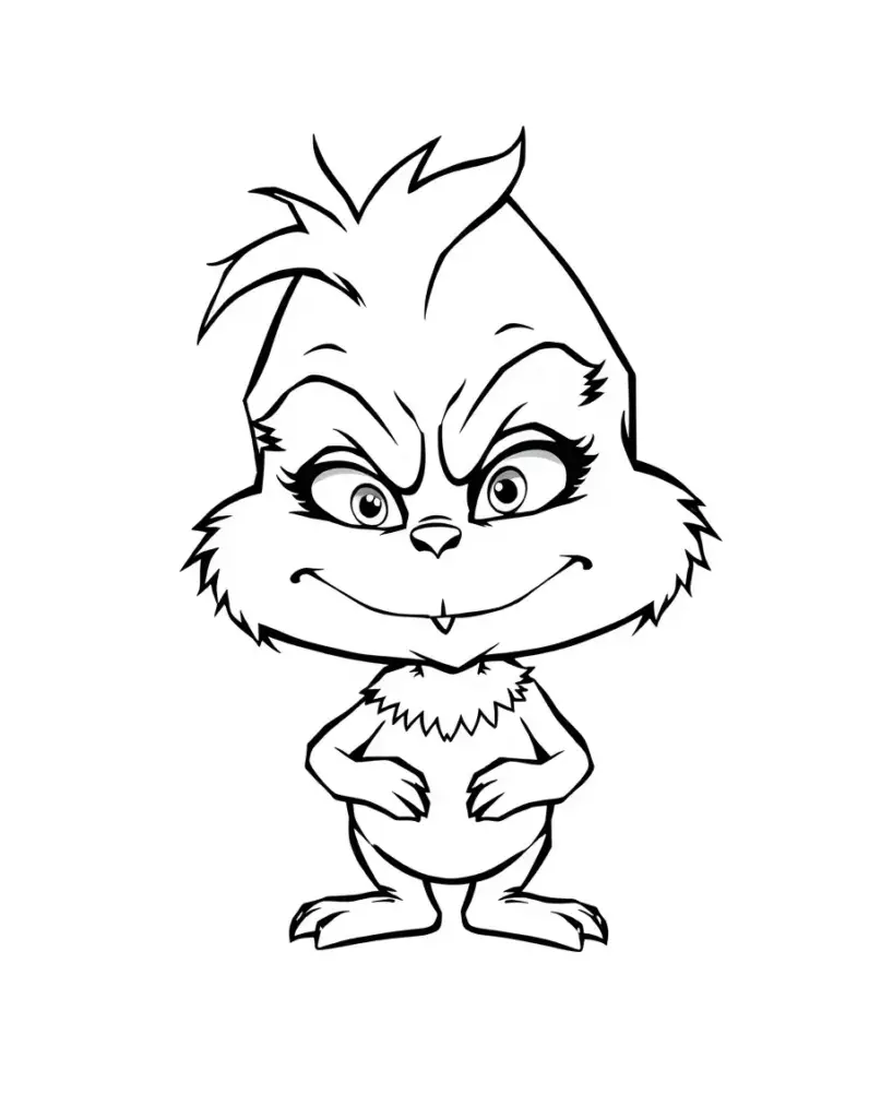 Grinch Coloring Image 03