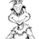 Grinch Coloring Image 04