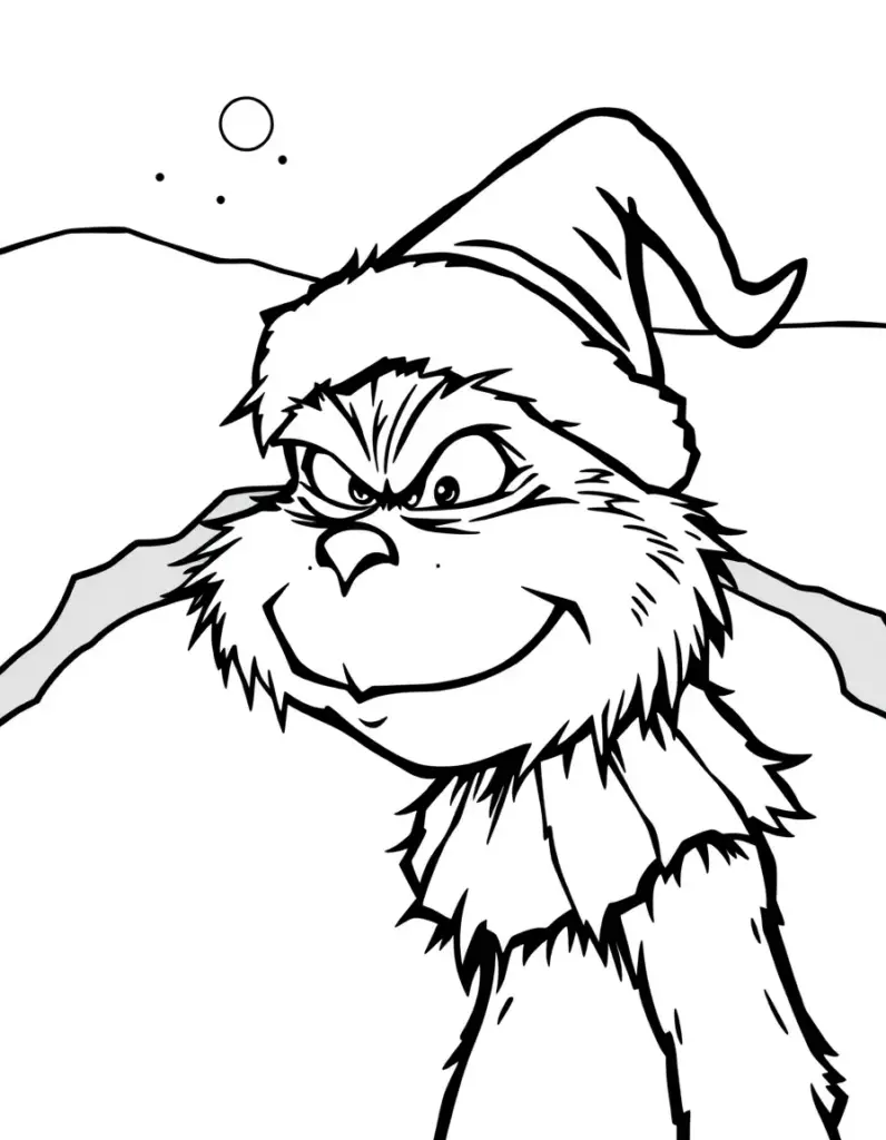 Grinch Coloring Image 07